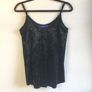 Crushed velour y2k spaghetti strap camisole top fairy fairy goth witchy